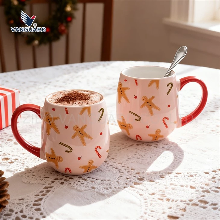 Round Shape Ceramic Coffee Mug With Print Logo Round Shape Ceramic Coffee Mug With Print Logo