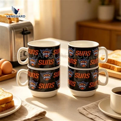 Basketbol İstiflenebilir Seramik Kupa Seti